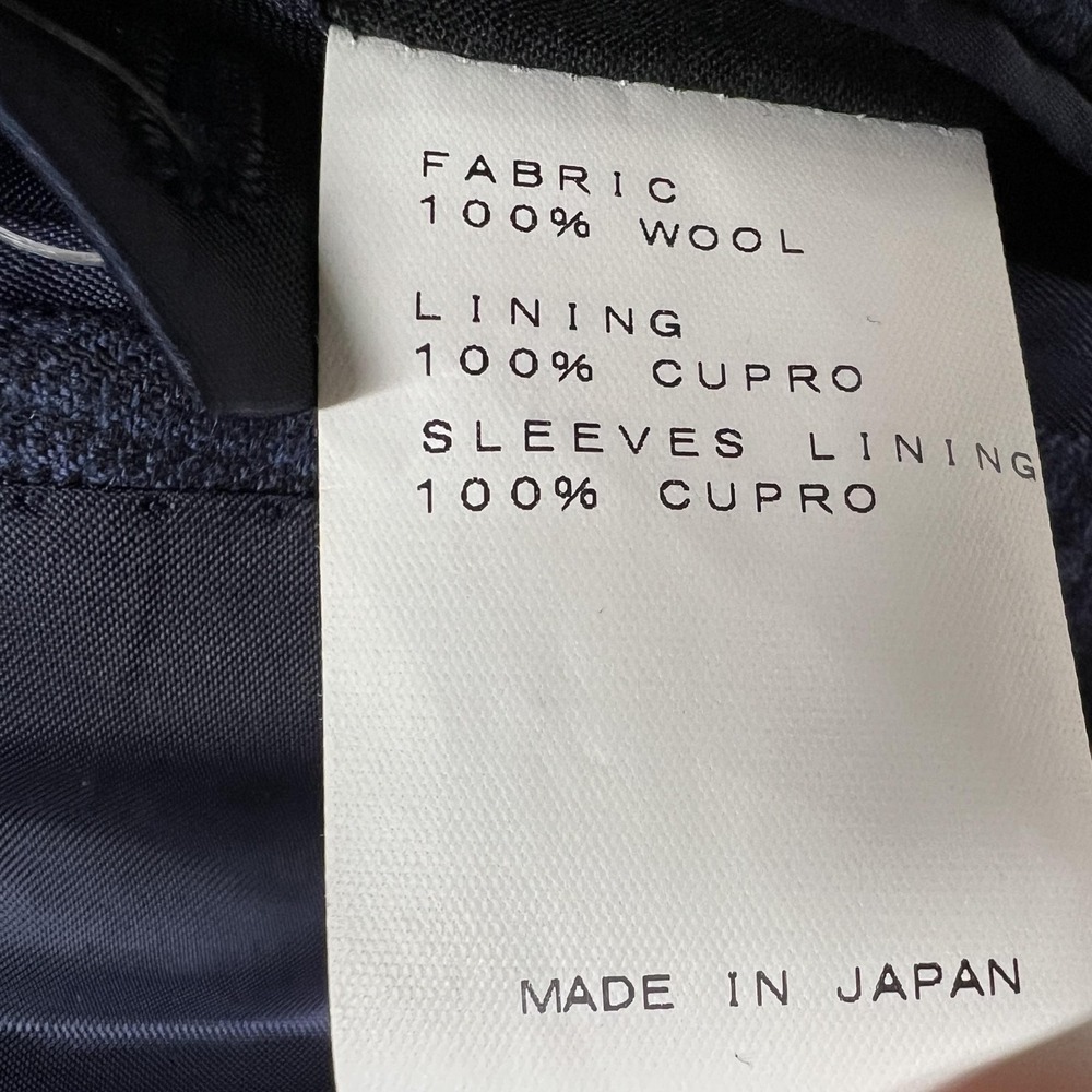 Ring Jacket Blazer Mens J50 US40 Blue Check 100% Wool Suit Jacket Made Japan NEW - Picture 5 of 14